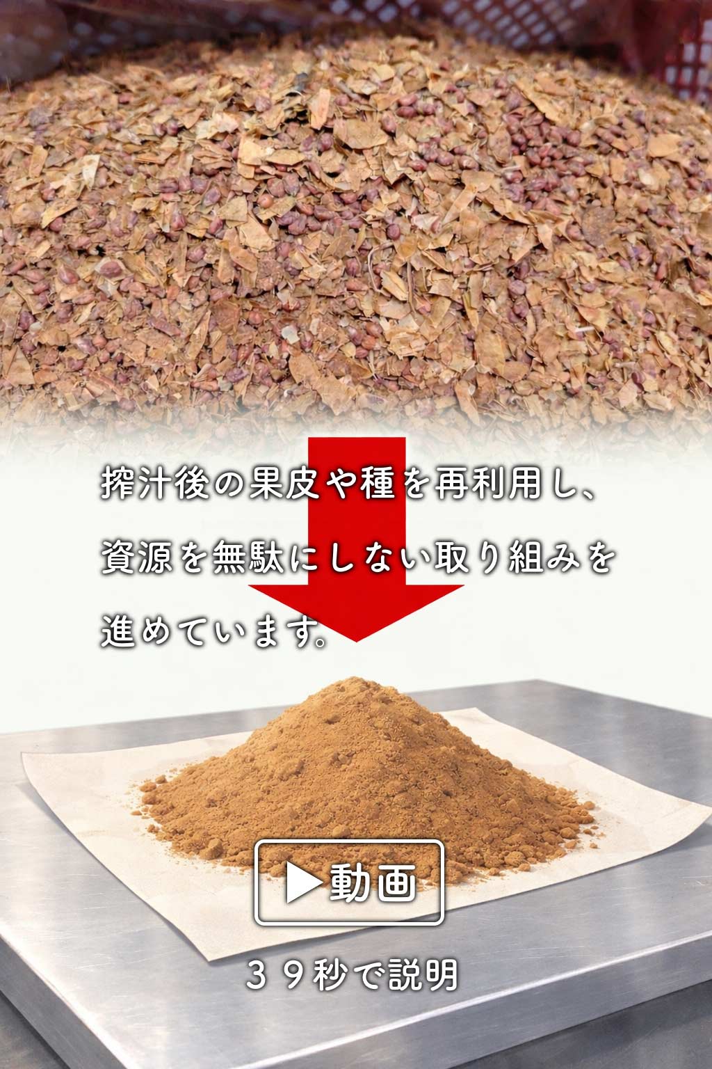 ⑦ぶどう残渣の利活用