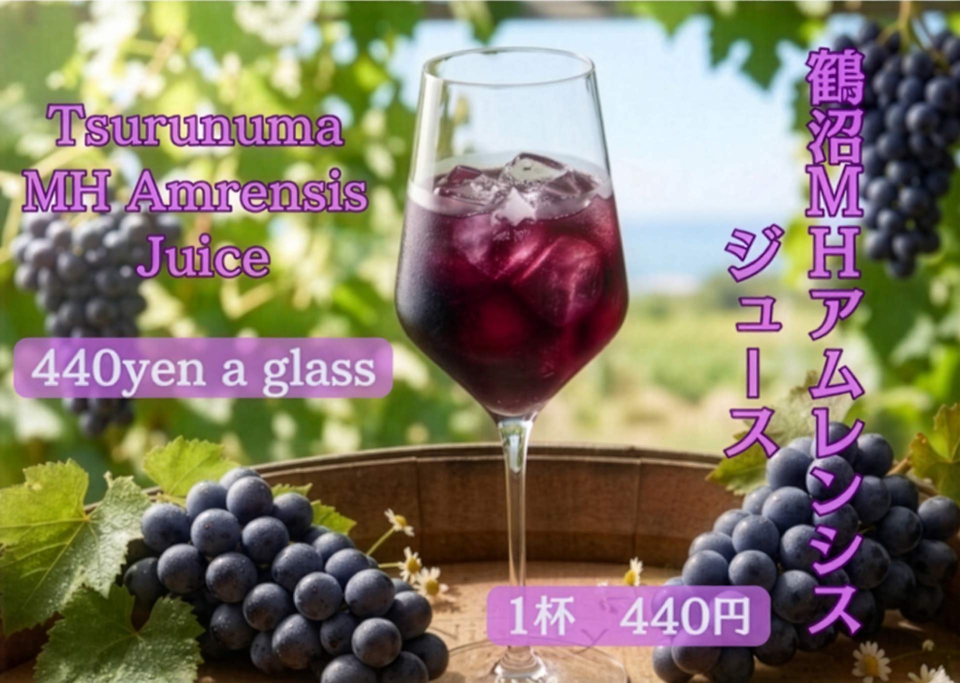 鶴沼MHアムレンシスジュース